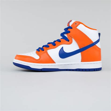 nike dunk mid weiß blau orange|nike mid orange sneakers.